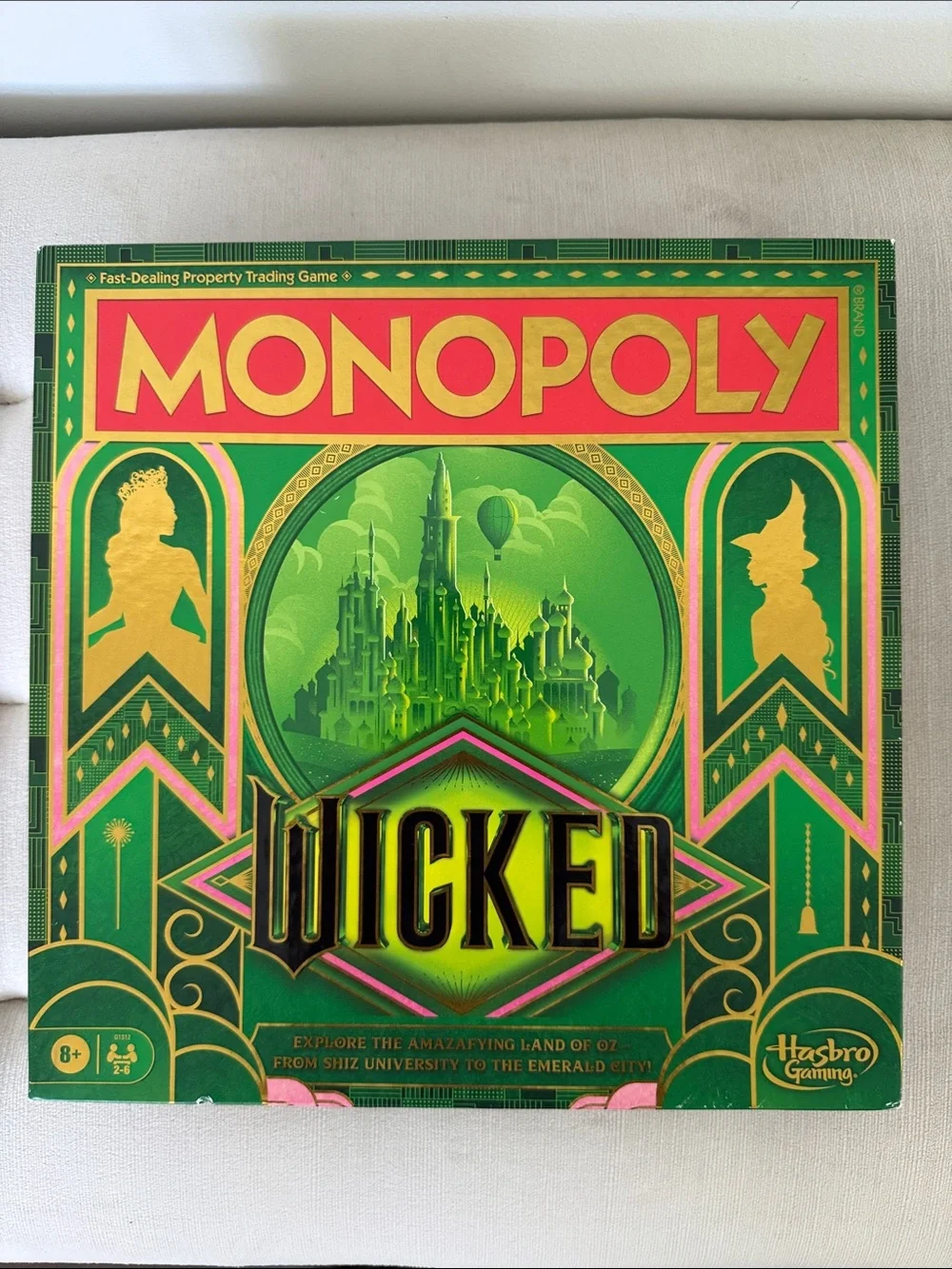Monopoly Wicked Movie Edition Board Game - NEW